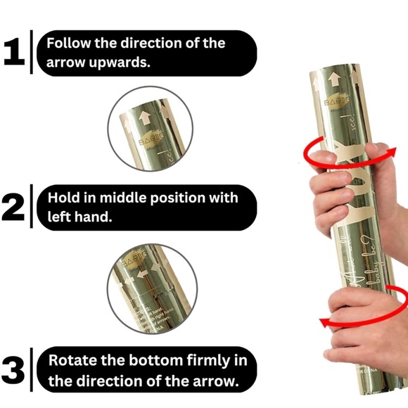 Gender Reveal Confetti Cannon, 3 Blue - Picture 6 of 6